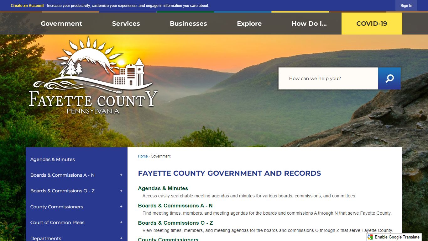 Fayette County Government and Records | Fayette County, PA